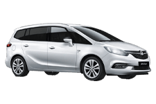 Car Hire Devizes - Vauxhall Zafira 5 + 2 - Minibus hire Devizes